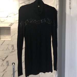 Free People tunic with lace detail